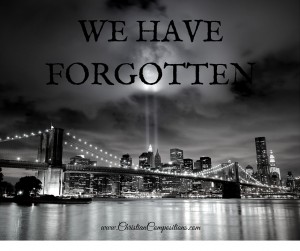 WE HAVE FORGOTTEN